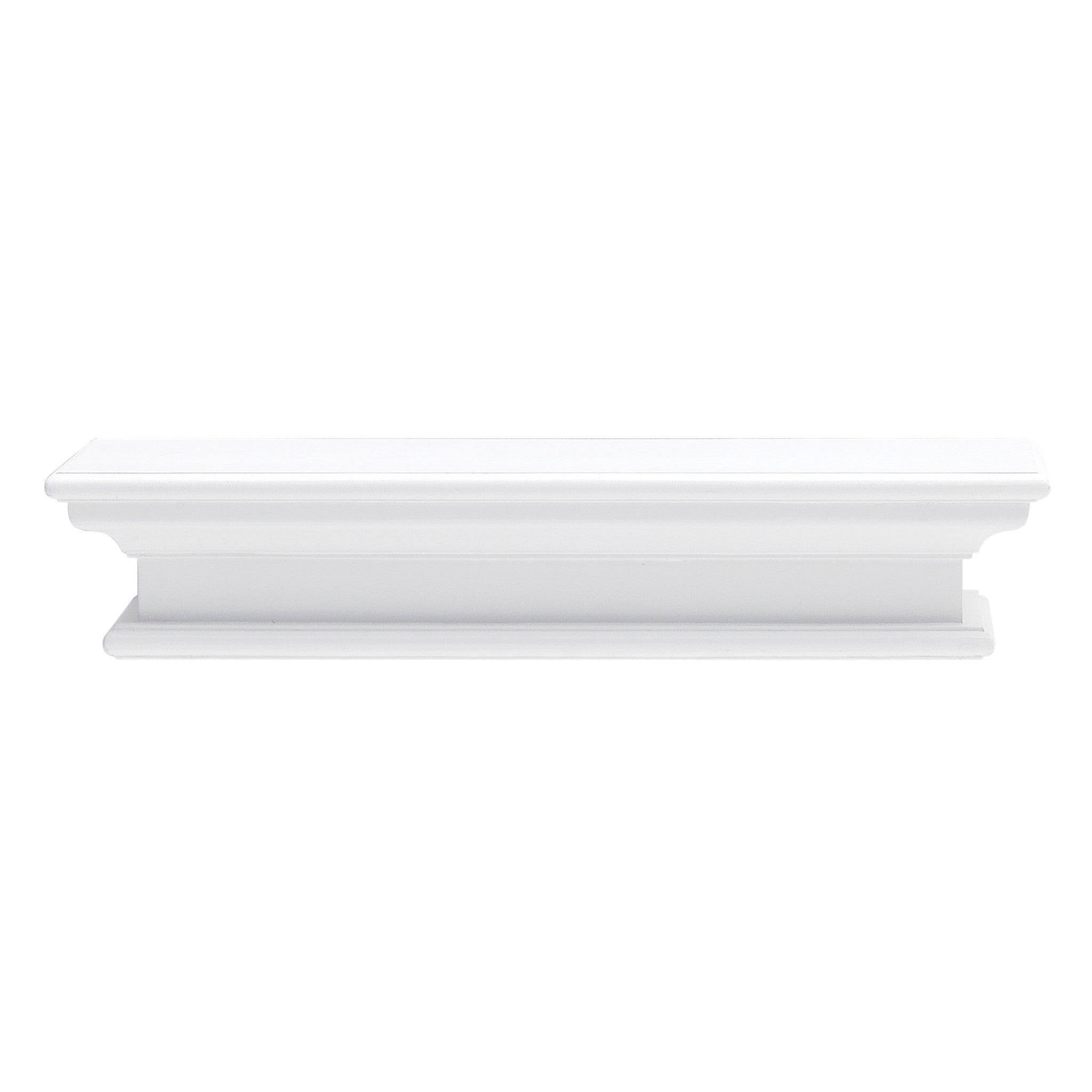 Classic White Floating Wall Shelf 23"