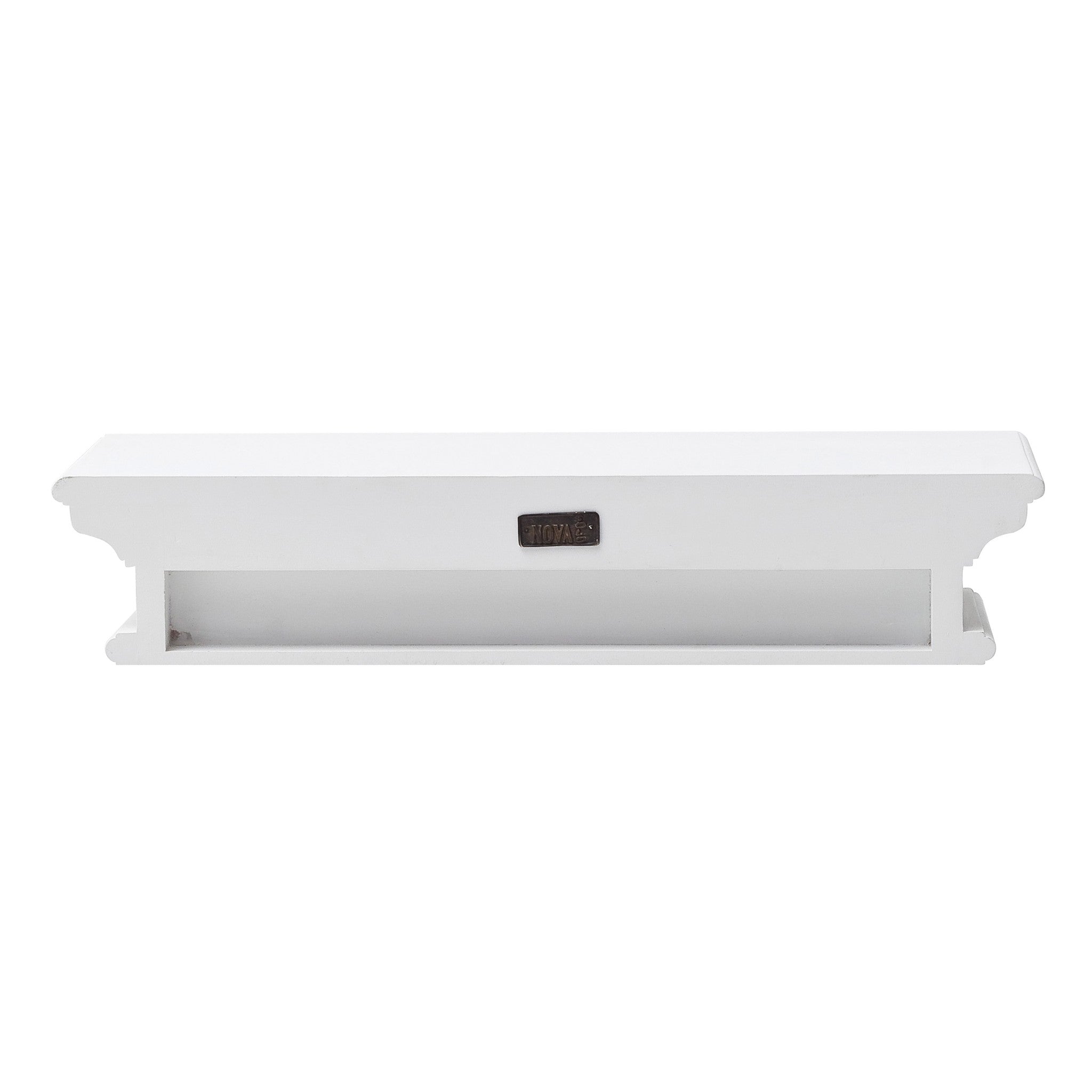 Classic White Floating Wall Shelf 23"