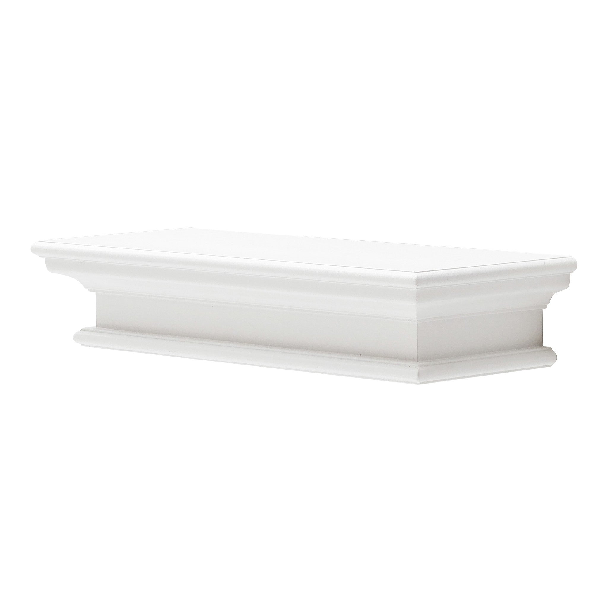 Classic White Floating Wall Shelf 23"